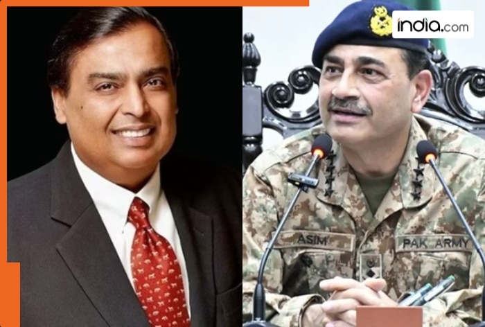 Asim Munir spews venom against India using Mukesh Ambani’s photo, threatens to damage Indian projects on Indus River