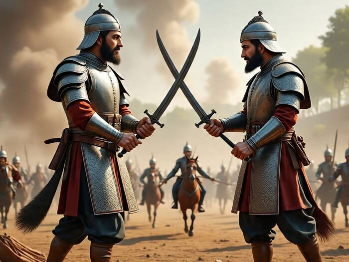 Panipat Battle between Babur and Ibrahim Lodi