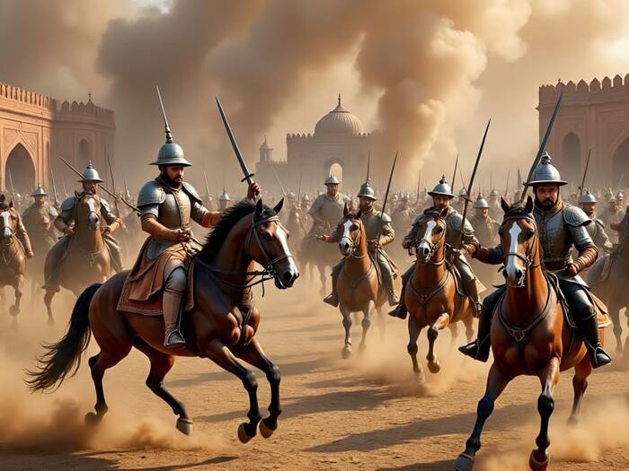 How babur captured India