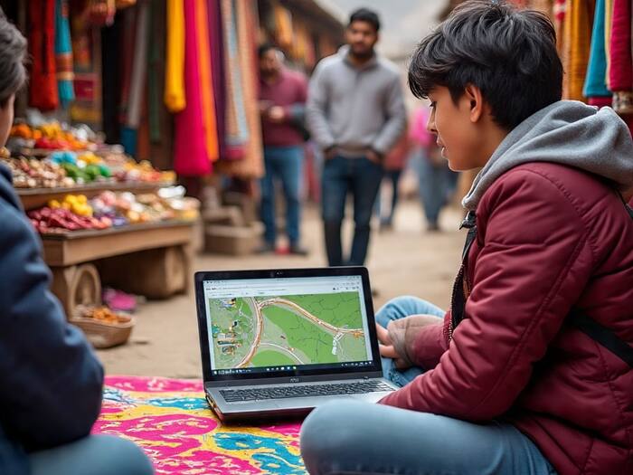 Village model famous