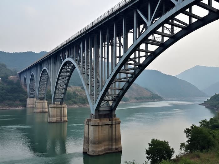 World   s tallest railway bridge