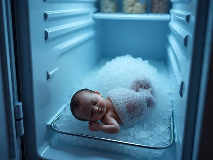 Baby frozen for 30 years before birth in america