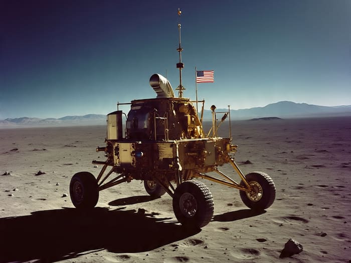 Nuclear plant on moon
