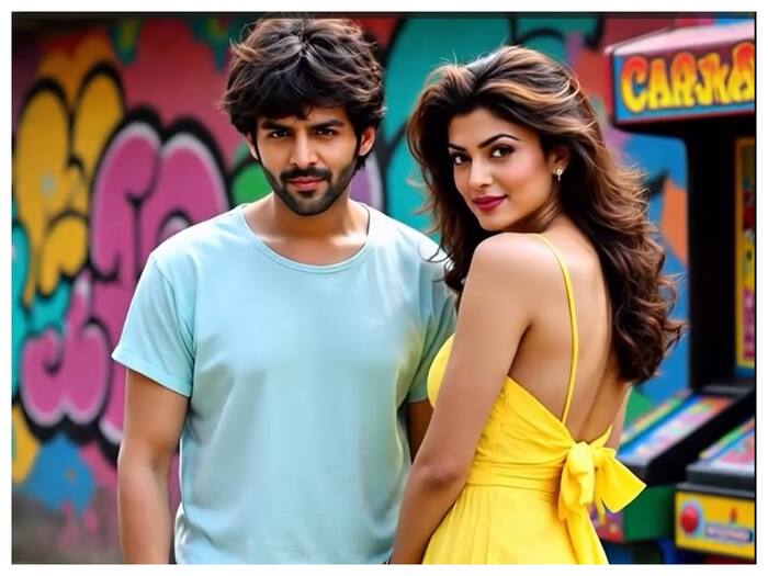 Karthik Aryan Sushmita Sen AI Photo