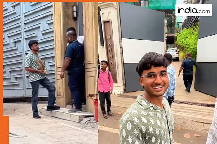Shah Rukh Khan's fan pretends to be Zomato delivery boy, enters Mannat, but guard's hilarious reaction goes viral - Watch