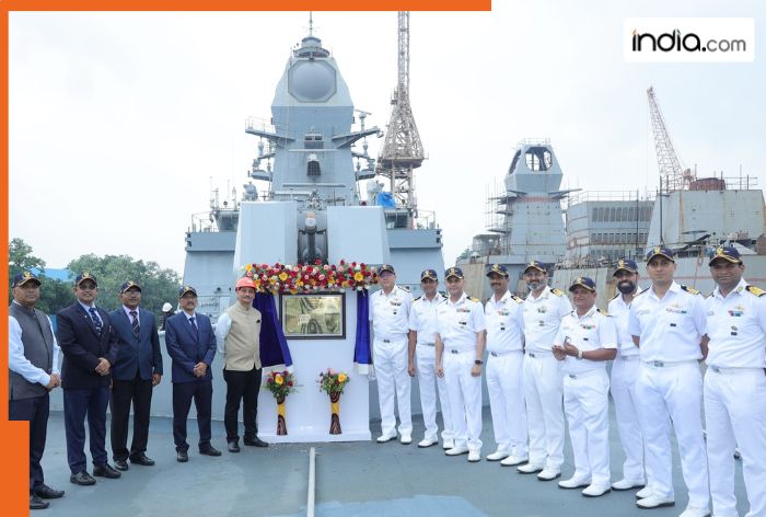 Pakistan, China to get sleepless nights as India takes delivery of first P17A advanced guided warship, it is worth Rs…, is equipped with BrahMos, Barak…