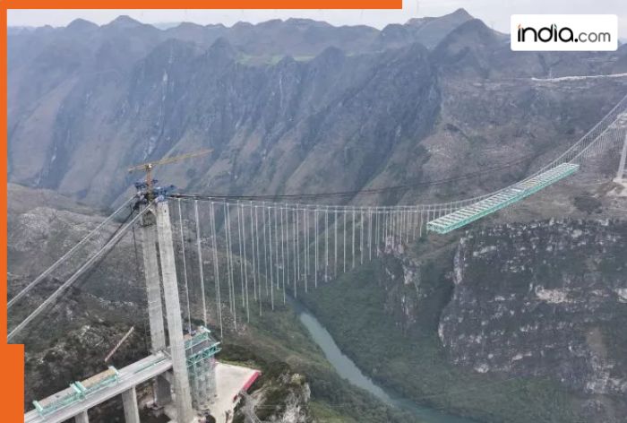 World’s tallest bridge is in China, 300 feet higher than US World Trade Center, it cost…, will reduce travel time by.., watch video