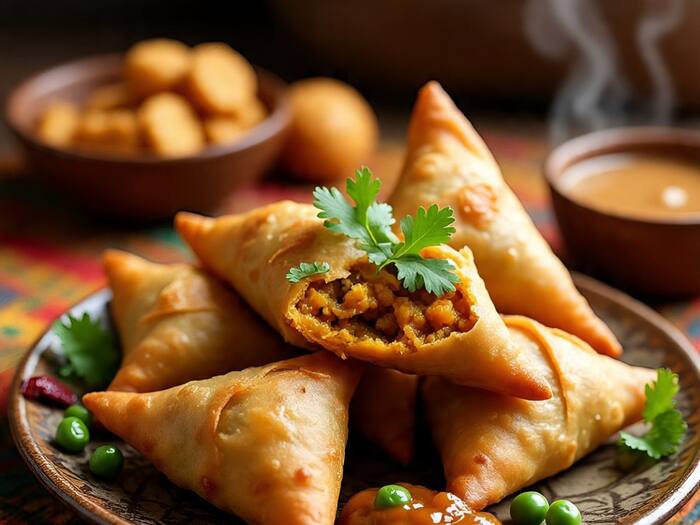 Medieval India samosa