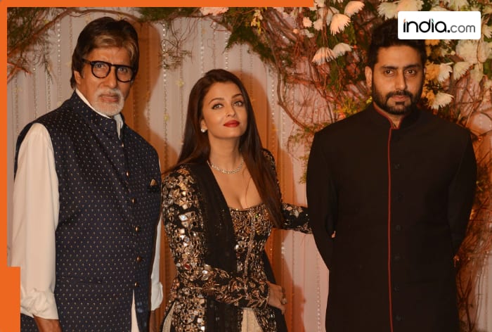 Amitabh Bachchan said Aishwarya Rai might face ‘glass ceiling’ in Hollywood, while Abhishek Bachchan praised her for...