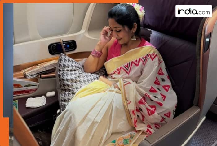 Malayalam actress Navya Nair in trouble after Melbourne airport fined Rs 1.14 lakh for carrying...