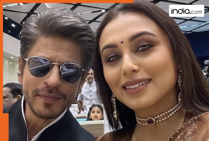 Shah Rukh Khan grabs Rani Mukerji’s saree pallu at 71st National Awards ceremony, ‘Kitni baar dil jeetoge SRK babu…’, say netizens, video goes viral