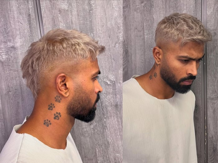 Hardik Pandya new hair style