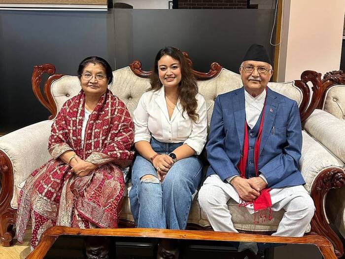 KP Sharma Oli family