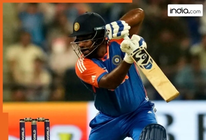 WATCH: Sanju Samson smashes stunning straight six during India vs