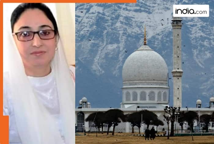 Darakhshan Andrabi, Srinagar, Hazratbal shrine, BJP, Jammu and Kashmir Waqf Board, Jammu and Kashmir, Ashoka Stambh, National Conference, Waqf, Waqf Board, Jammu Kashmir, Omar Abdullah, Mehbooba Mufti