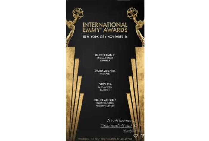 International Emmy Awards 2025: Diljit Dosanjh nominated for Best Actor for Amar Singh Chamkila; Film also gets a nod