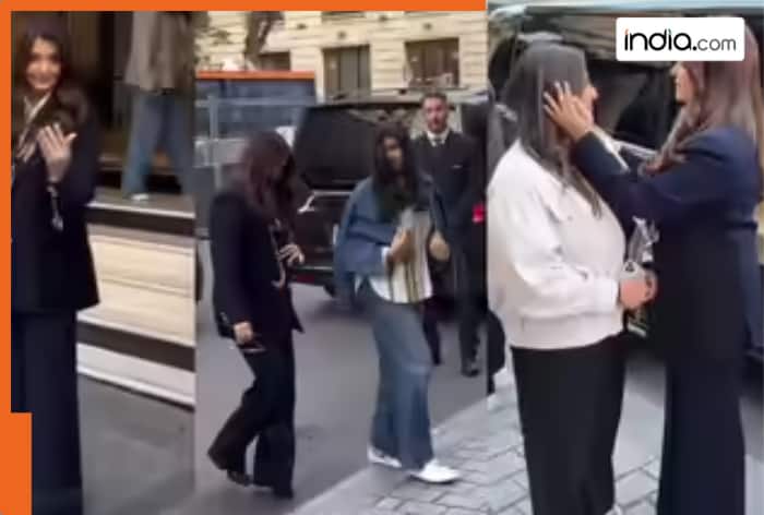 Aishwarya Rai proves why she’s the queen! Hugs crying fan in Paris, internet hails her grace - Watch viral video