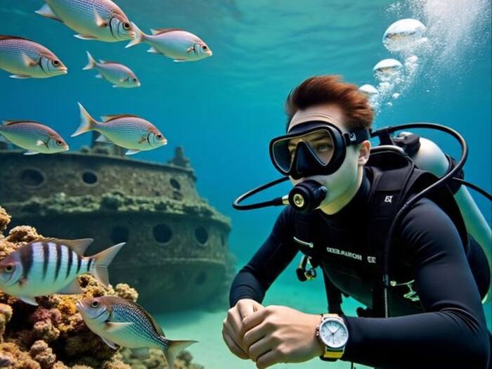 Zubin Garg Scuba Diving