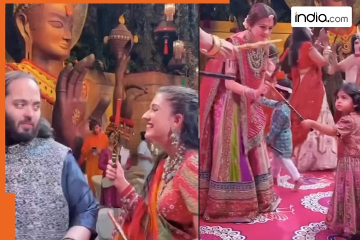 Nita Ambani joins ‘bahus’ Radhika and Shloka for joyous garba and dandiya performance at Antilia’s Navratri 2025 celebrations – Watch videos