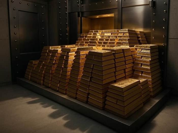 Gold reserves in central banks
