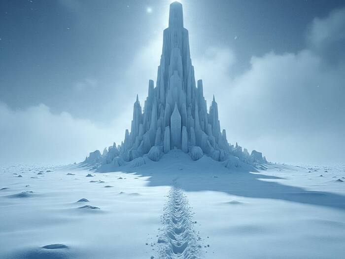 White sheet on earth