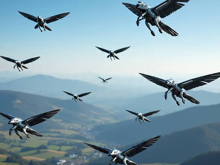 Bird like robot China