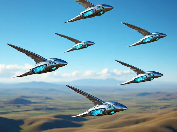 RoboFalcon sky flight