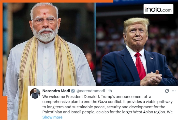 Amid tariff war, PM Modi welcomes Trump’s plan to end Gaza conflict, says, ‘will come together and…’