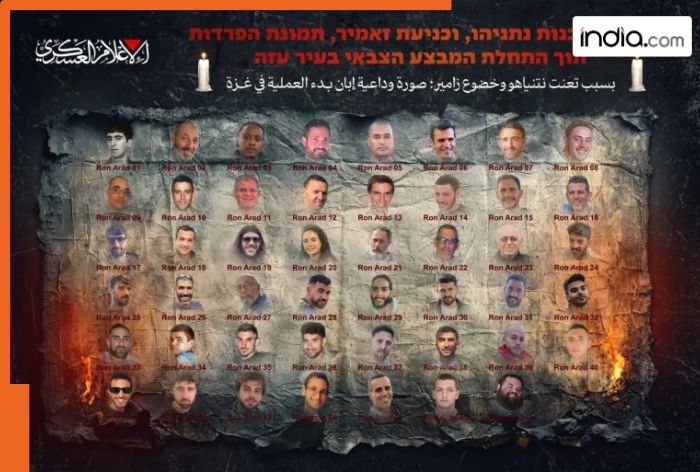 Hamas releases farewell picture of 48 Israeli hostages; Qassam Brigades issues stern warnings, says, ‘Ron Arad…’