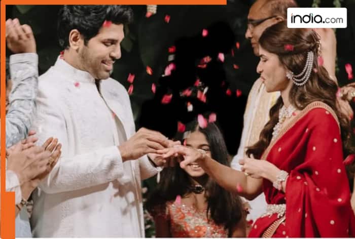 Allu Arjun's brother Allu Sirish gets engaged, shares picture calls his wife, Nayanika, 'Love of...'