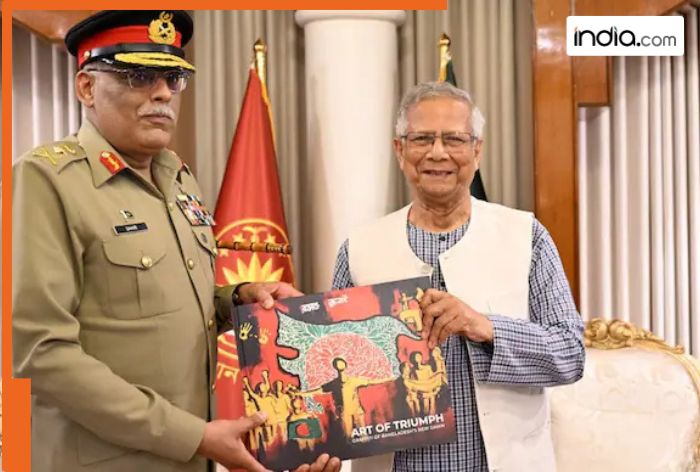 Yunus gifts map to Pakistan General showing India’s Northeast as part of Bangladesh, faces massive backlash