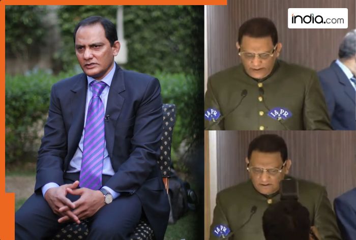 Ex-cricket captain Mohammad Azharuddin takes oath in Telangana cabinet as minister | Watch video