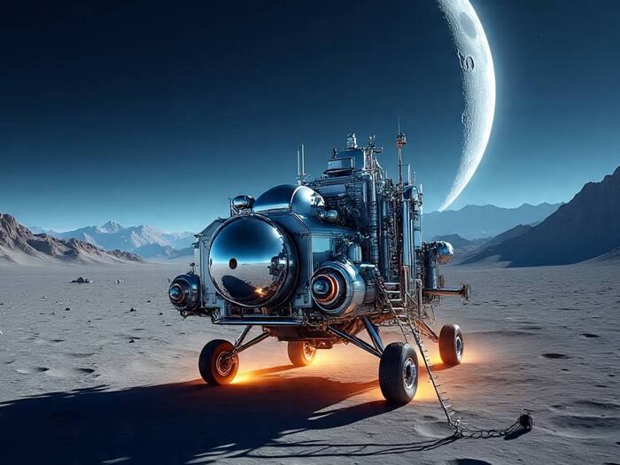 Space colonization moon project