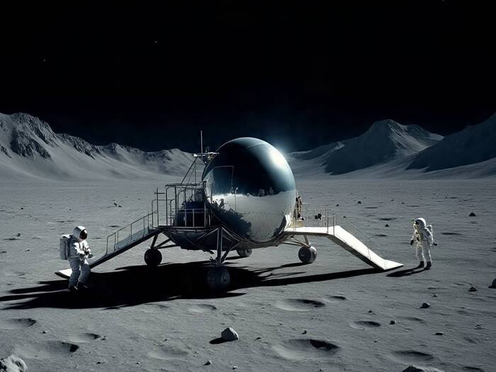 Future human settlement on moon