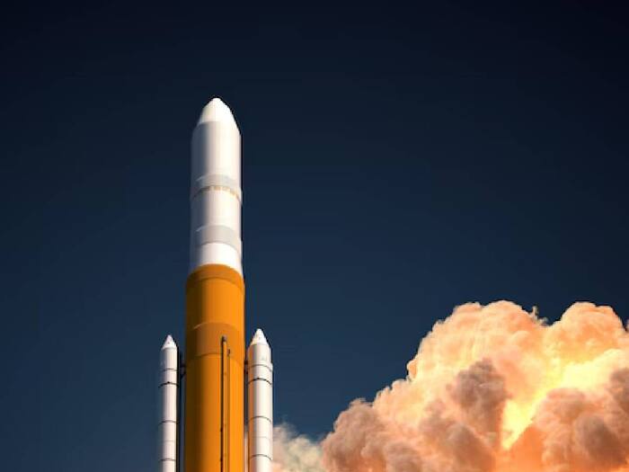 Rocket travel height in the sky