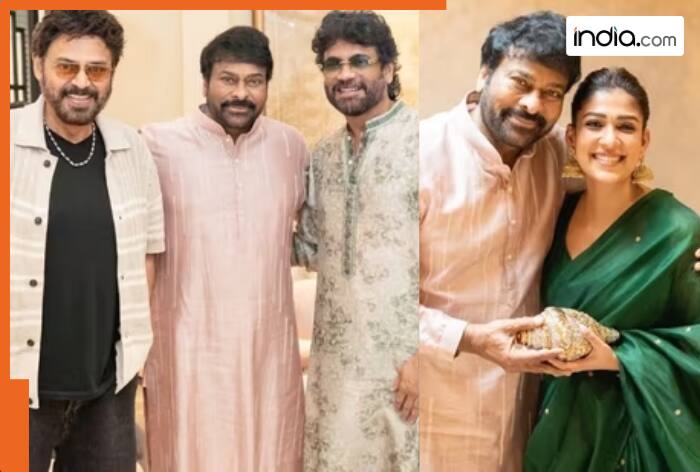 Chiranjeevi hosts star-studded Diwali bash with Nayanthara, Nagarjuna, and Venkatesh; fans call it 'True camaraderie'- See pics