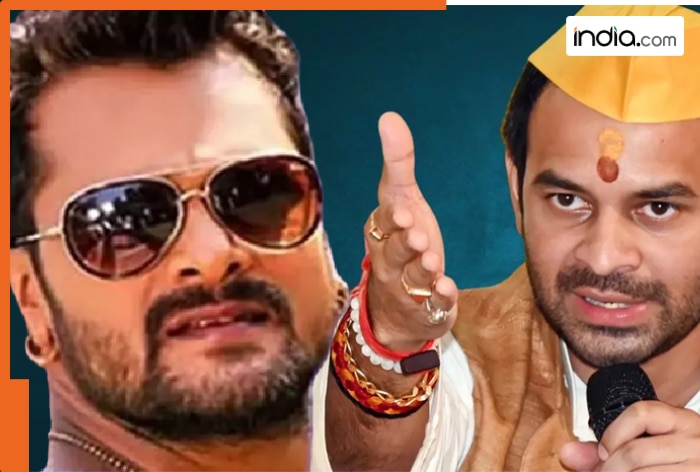 WATCH: Khesari Lal ‘NACHNE WAALA’, Tej Pratap Yadav takes a big jibe at RJD’s candidate, says ‘what job will…’