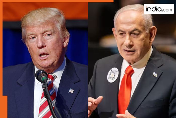 He deserves ’: Amid Gaza ceasefire deal, Netanyahu shares AI-generated photo of US President Donald Trump with .