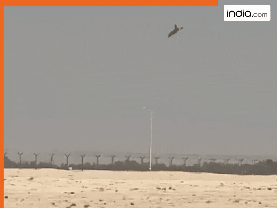 Tejas fighter jet crashes at Dubai Air Show, pilot’s whereabouts uncertain; Real time footage captured by witness