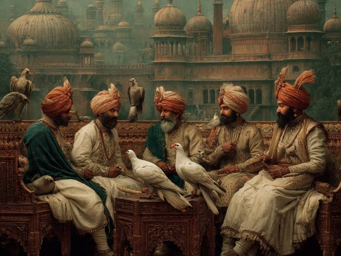 Crocodile Attack Mughal Royalty