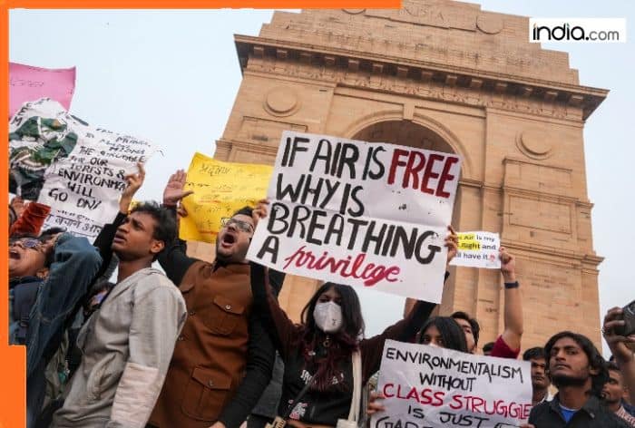 Delhi Air Quality update: AQI hovers near 'severe' mark as air pollution protest turns violent after...; 22 arrested for attacking cops