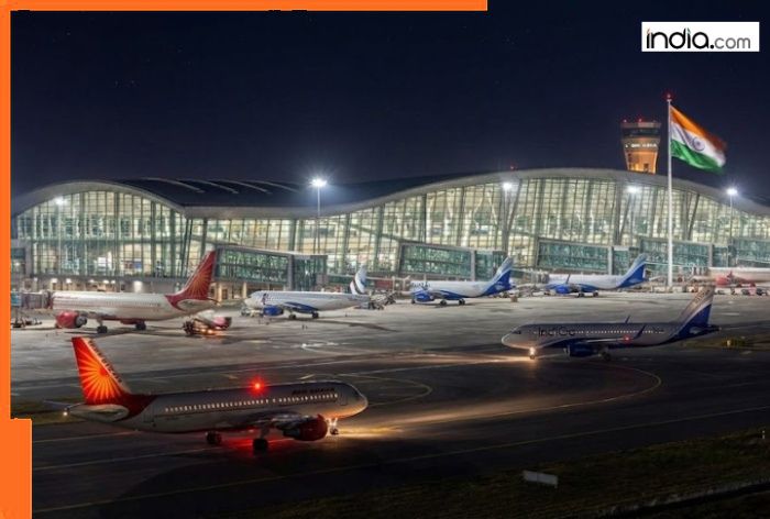 Where is India's largest airport? Not located in Delhi, Mumbai, Kolkata, Bengaluru; the airport is a 'small city' in...