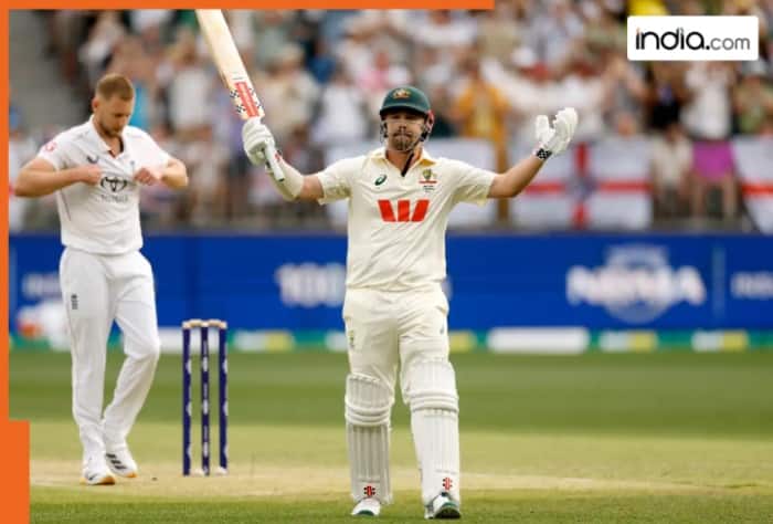 Travis Head, Travis Head century, Travis Head 69-ball century, Fastest century in Tests for Australia, Fastest test century in WTC, Fastest century in Tests for Australia 4000 Test runs, Australia vs England, AUS vs ENG, AUS vs ENG 1st Test, Fastest century in Ashes, Ashes 1st Test, Ashes 2025-26, sports news