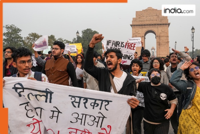 Delhi pollution protest update: 15 arrested for using ‘pepper spray’ on Delhi police, holding posters of Maoist commander