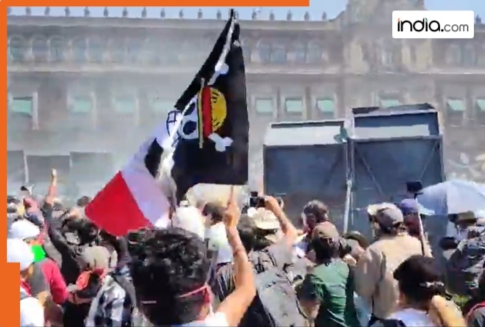 Walls of presidential residence demolished, police attacked with hammers and firecrackers; Why is Mexico’s GenZ protesting?