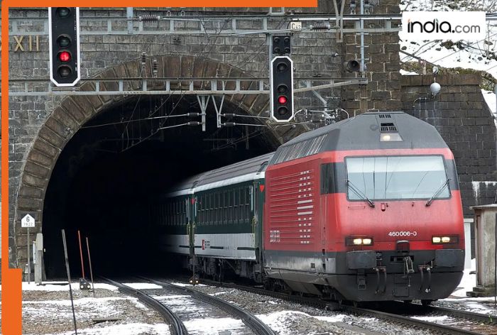 World’s longest railway tunnel: Train runs 8040 feet below ground, took 17 years to build and cost Rs 1063460000000, the name is…