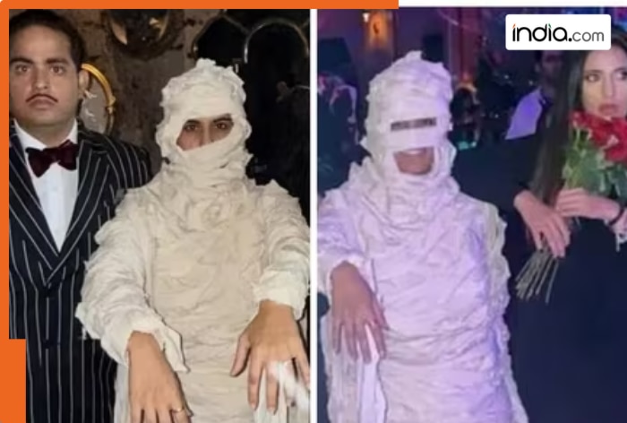 Halloween 2025: Nita Ambani’s badi bahu Shloka Mehta channels her inner Addams as she transforms into Morticia; Akash Ambani joins as Gomez – WATCH