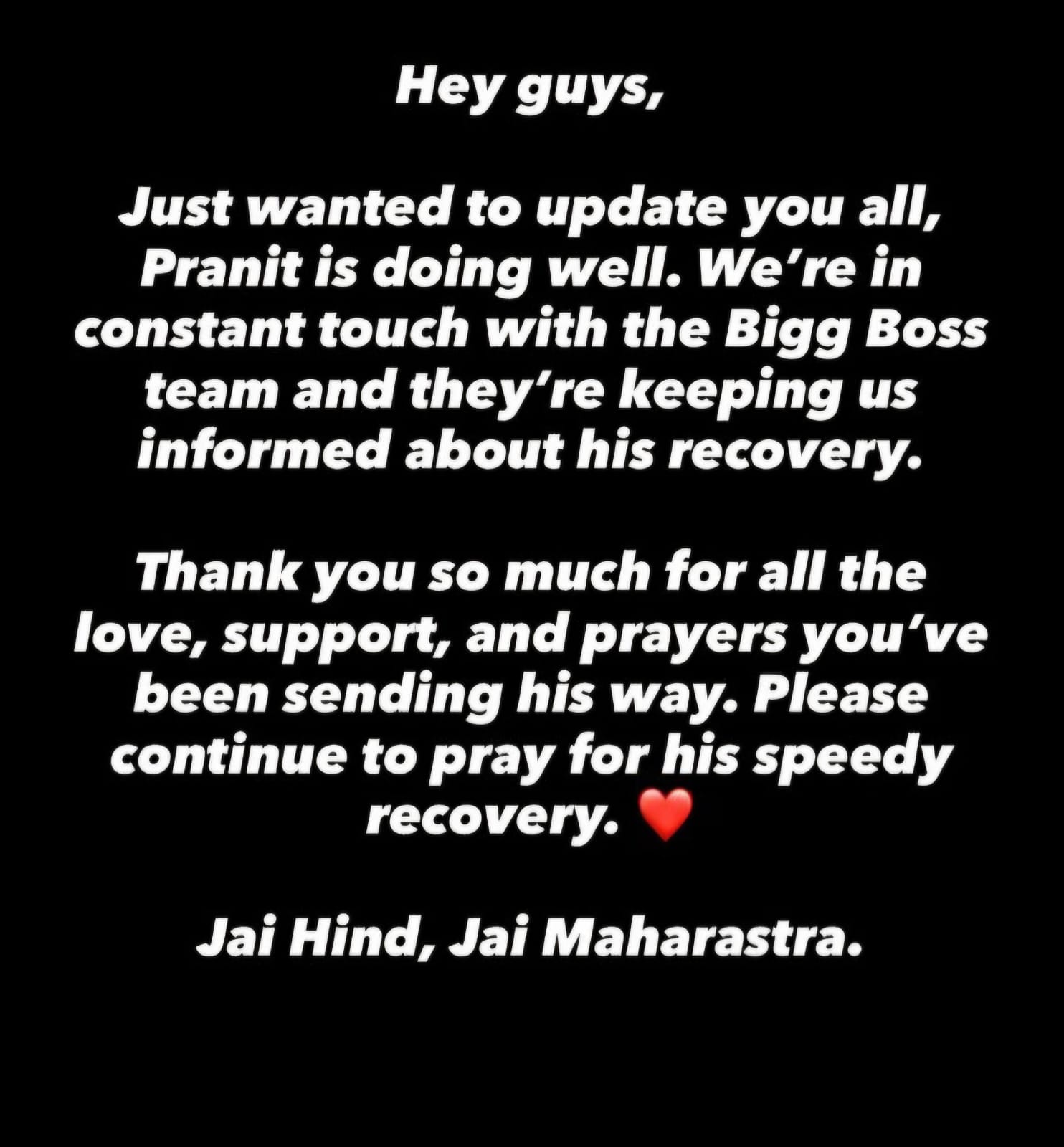 Bigg Boss 19: Pranit More’s team shares health update after his shocking exit from house, ‘We’re in…’