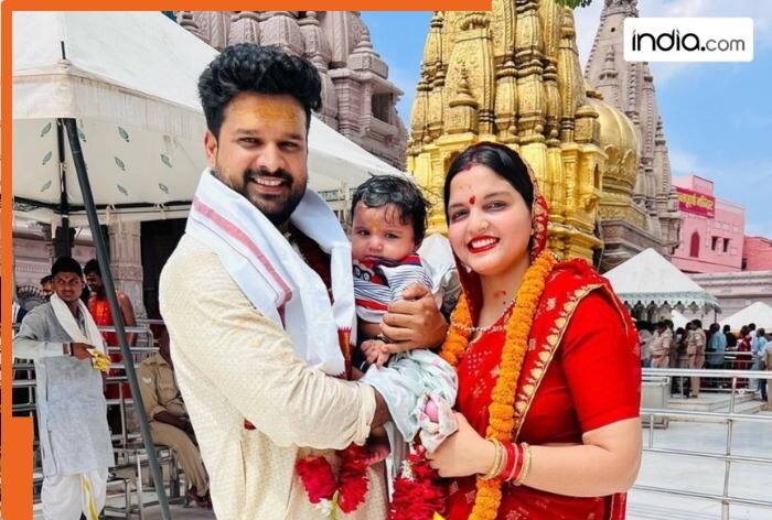 Meet Ritesh Pandey’s wife, Vaishali, whose love story is winning hearts amid election buzz, she works as...