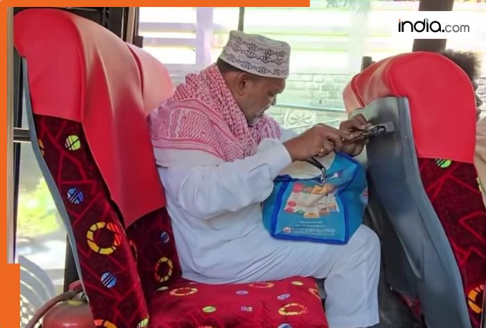 Elderly Man Warms Hearts by Repairing Loose Bus Seat Handle in Viral Video